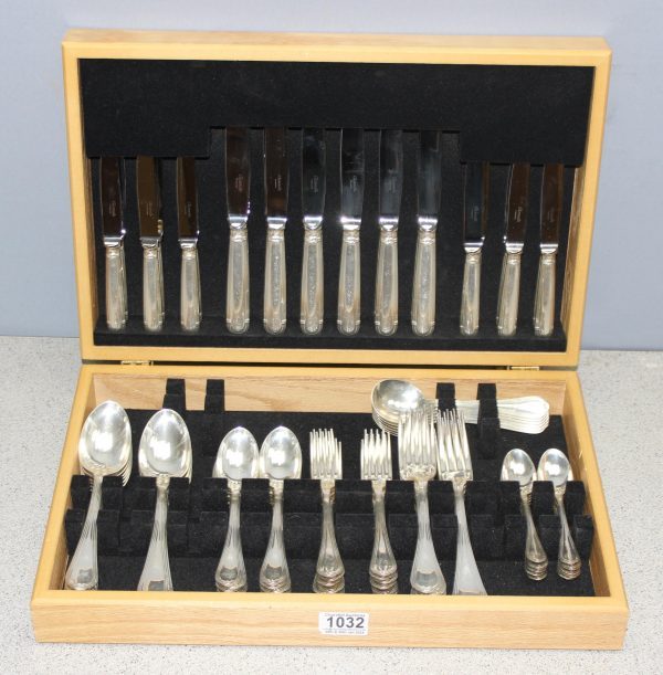 Christofle of France Canteen of Silver Cutlery